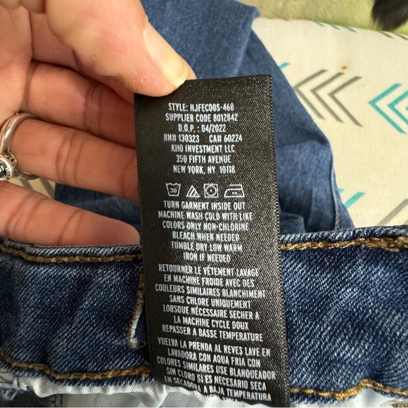 Hudson Girls Distressed High Rise Flare stretch Denim Jeans - Picture 9 of 10